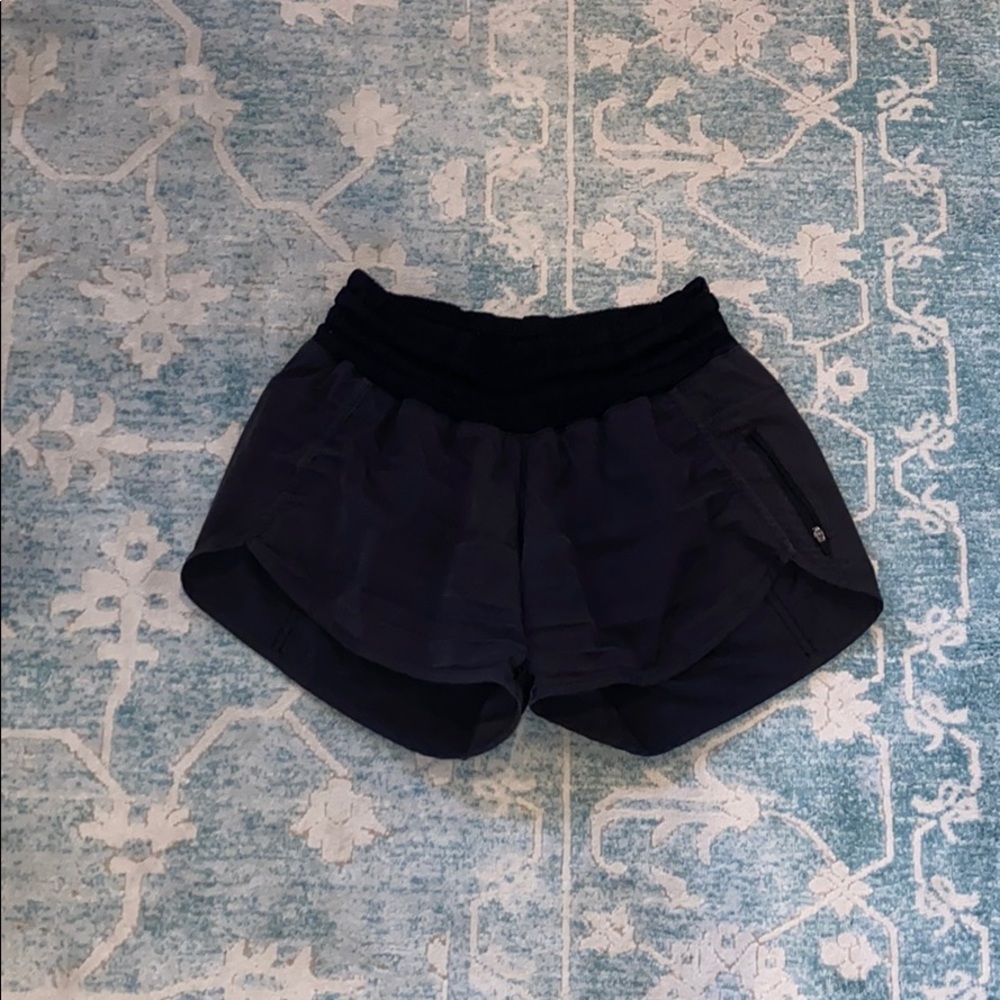 Black lululemon shorts